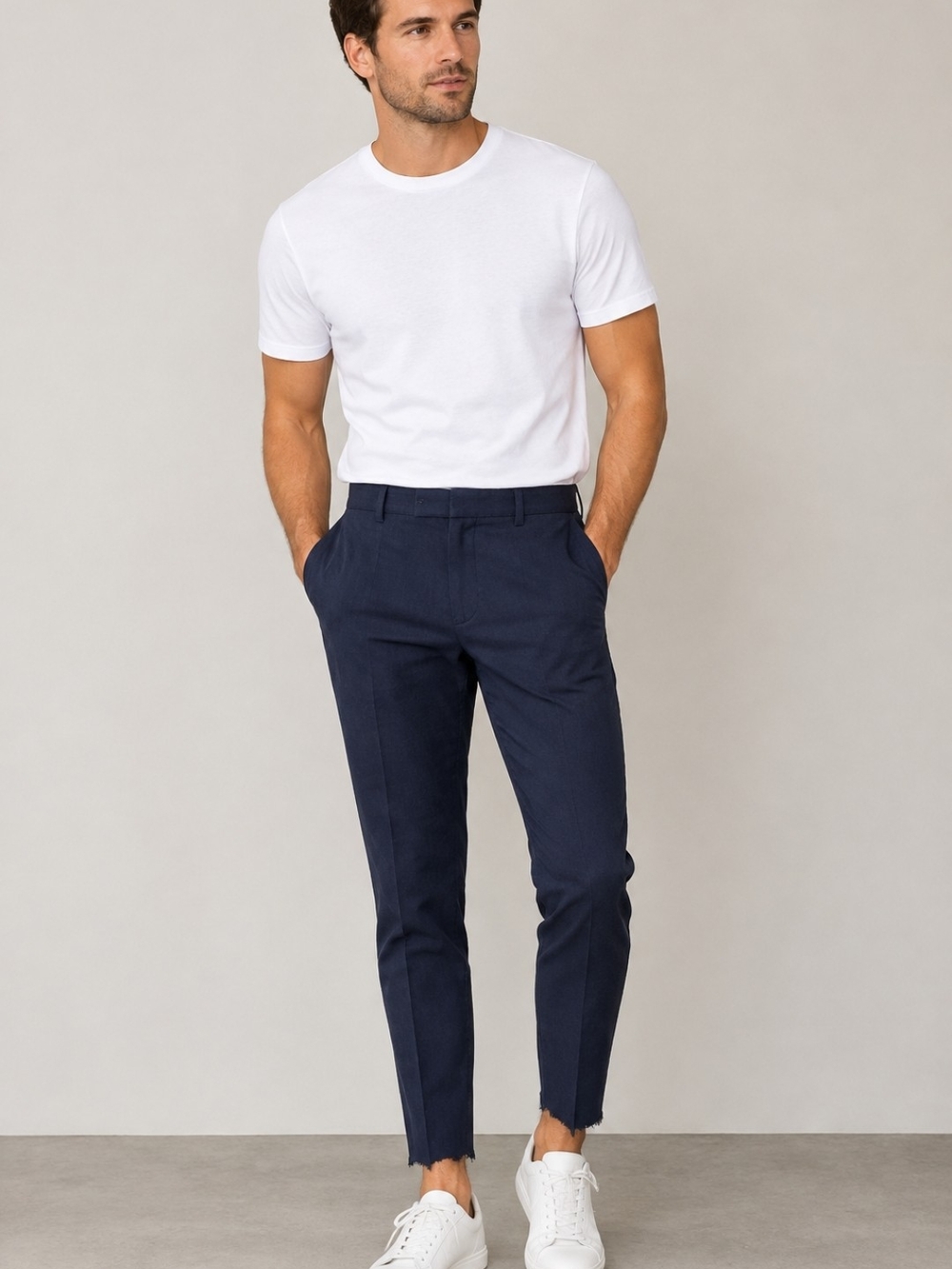 Hugo Boss Navy Slim Tapered Chinos Genesis 2 Net Germany